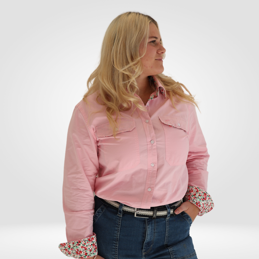 Pink Full Button Workshirt